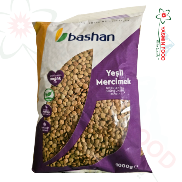 عدس اخضر باشان -1كغ