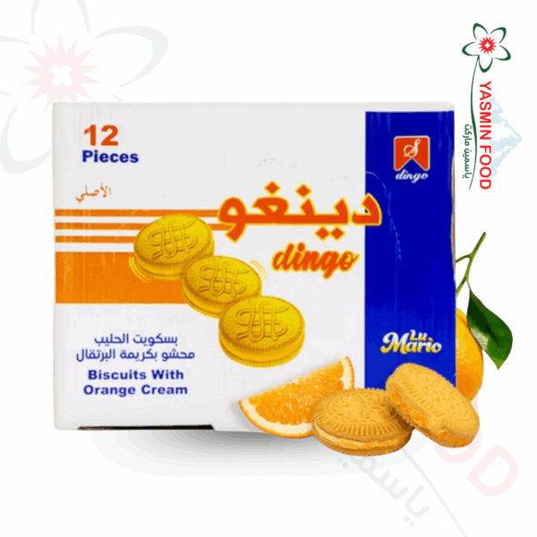 Dingo Kekse mit Orangencreme 12 Stück