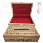 dekorative Taschentuchbox aus Holz