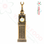 Minarett-Dekor mit goldener Uhr