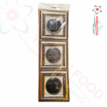 Kleine 3-teilige Silberplatte.