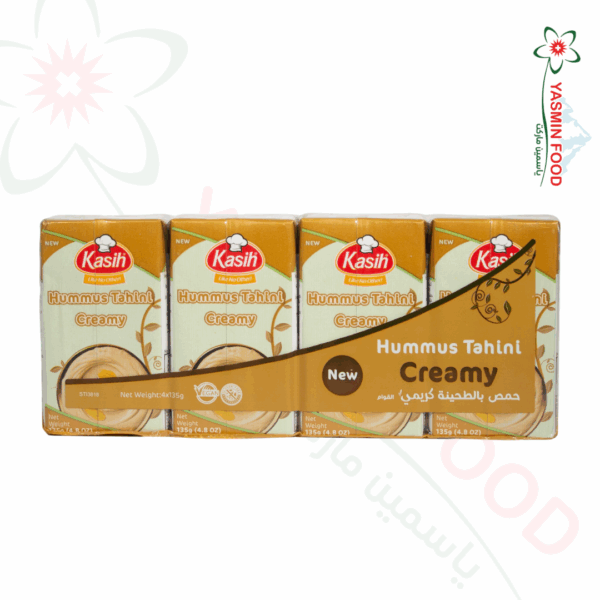 Hummus mit Tahini cremig 135g4 Kasih
