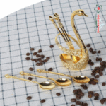 طقم ملاعق بطة ذهبي