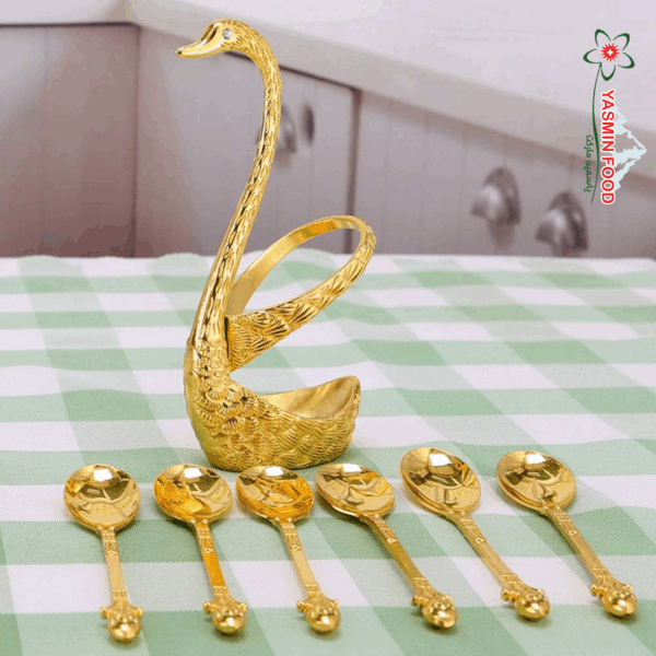 طقم ملاعق بطة ذهبي