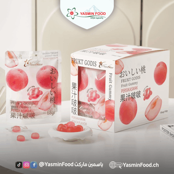 جيليه حلو بالخوخ 68gr-(حلال)