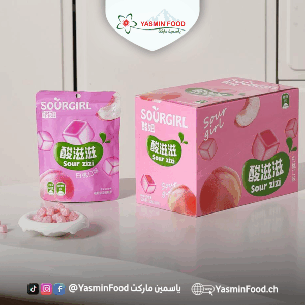 جيليه حامض بالخوخ 60gr-(حلال)