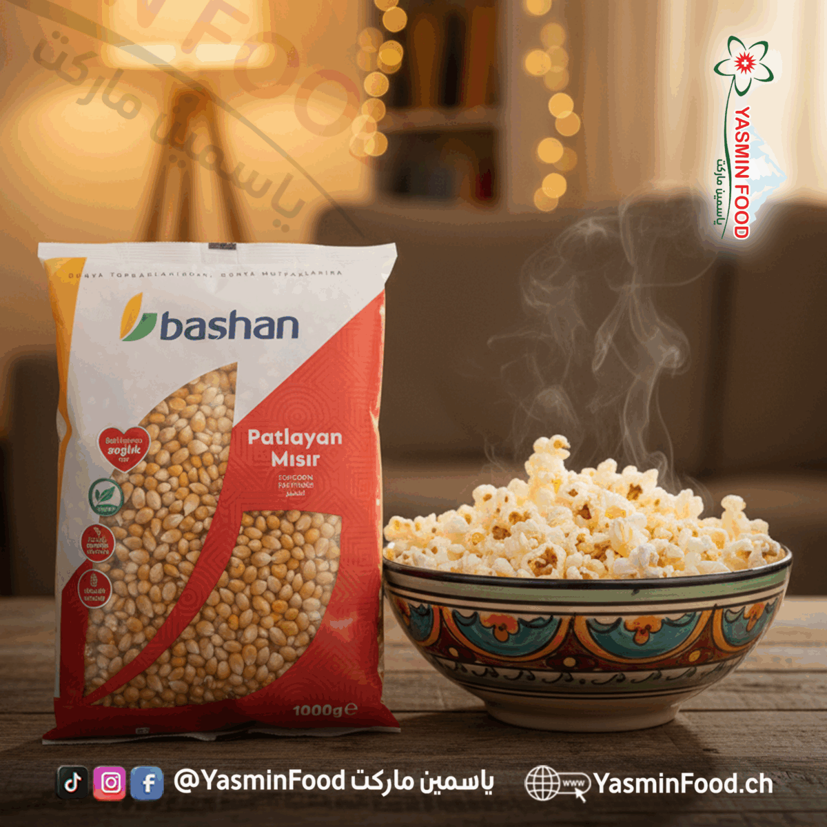 Bashan Popcorn 1 Kg