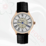 BRIAN SMITH Limited Edition Uhr aus schwarzem Quarzleder
