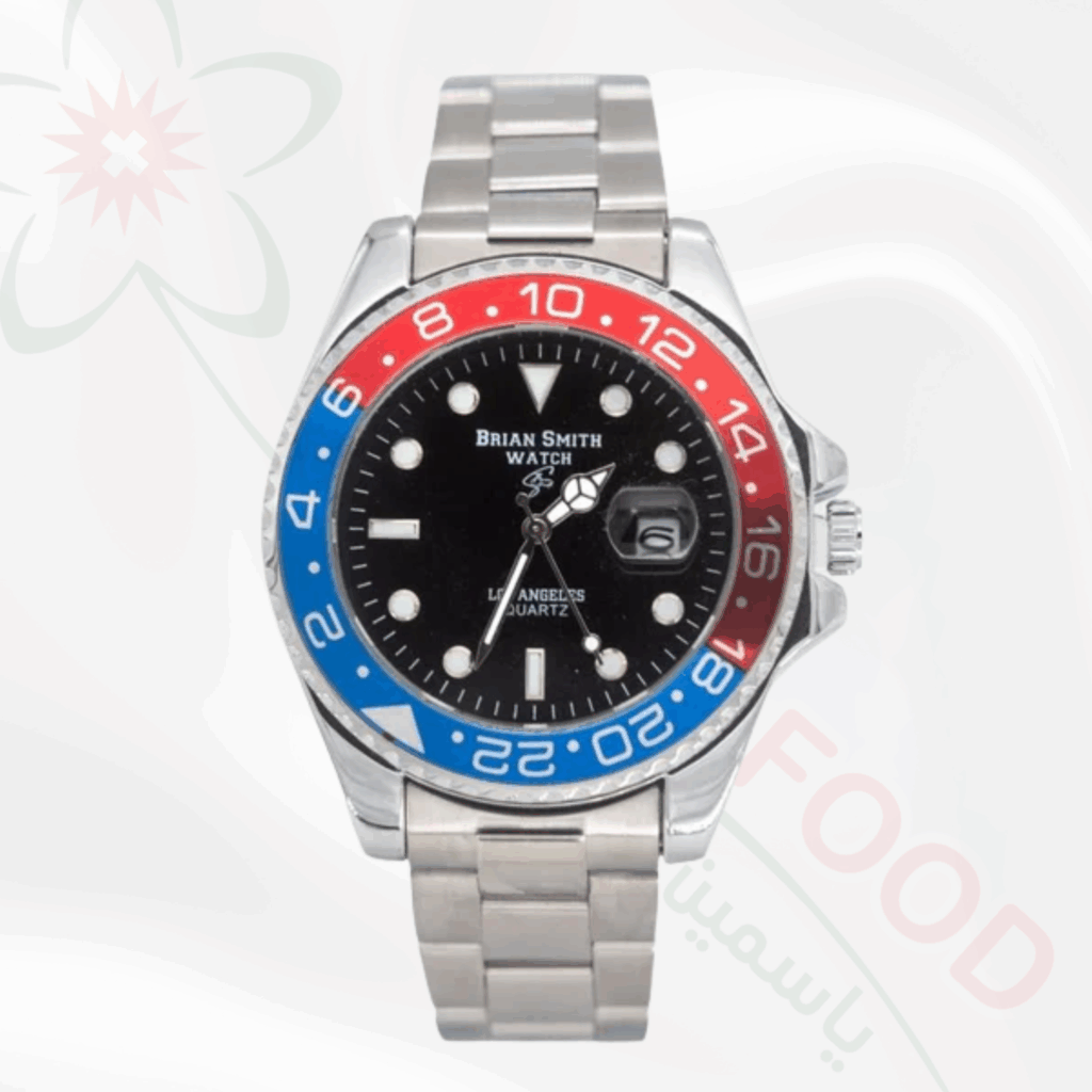 BRIAN SMITH QUARZ SPORT PEPSI EDELSTAHLUHR