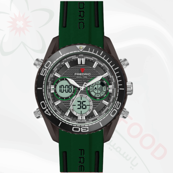 FREDRIC Dual Time Sportuhr Analog × Digital