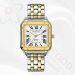 FREDRIC Quarz Edelstahl Zweifarbige Uhr