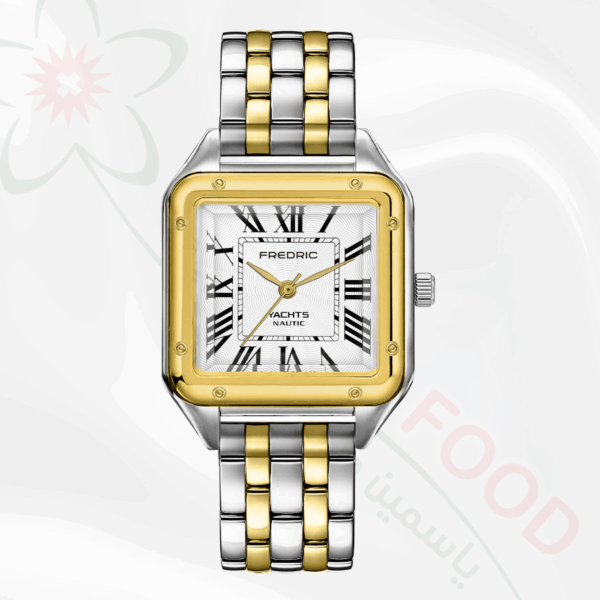FREDRIC Quarz Edelstahl Zweifarbige Uhr