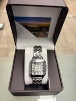 FREDRIC Quarz Edelstahl Quadratische Silberuhr