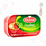 سردين حار 125غ درة