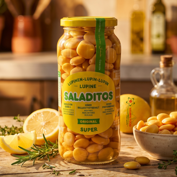 Fertiges Lupinen (Saladitos) -380g Glasglas