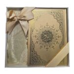 Luxury Islamic Gift Set (Quran + Prayer Mat + Tasbih) – Royal Gold